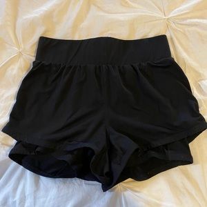 Fabletics Shorts with Built-in Spandex and Pockets